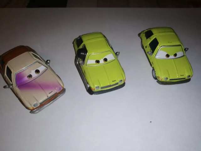 1 lot de  voitures cars disney pixar  mattel metal  d occasion