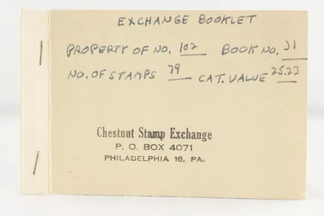 Estate World Stamp Collection, Chestnut Ridge Stamp Exchange Booklet NICE! 2