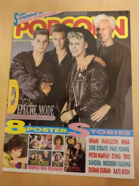 MADONNA / DEPECHE MODE 1985 -  1 Page German Clipping Cover O99 2