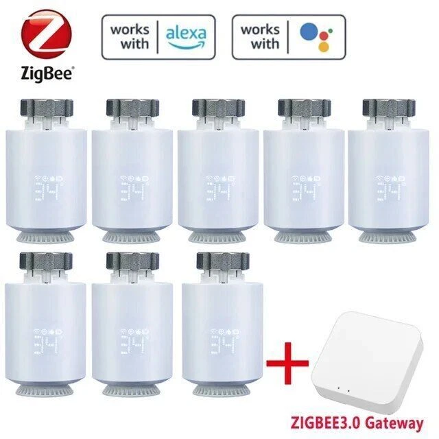 APP TUYA ZIGBEE SMART Heizkörper Thermostat Set Ventil Heizung Alexa