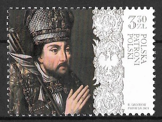 Polen Mi.Nr. 5302** (2021) postfrisch/Schutzpatrone Polens (IV)