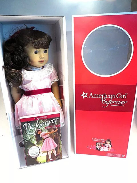 American Girl Samantha 18in Doll Girl BeForever w/Book New in Box
