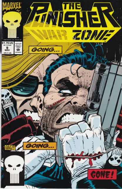 Marvel Comics The Punisher  War Zone Vol. 1 No. 9 (November 1992) Vf+