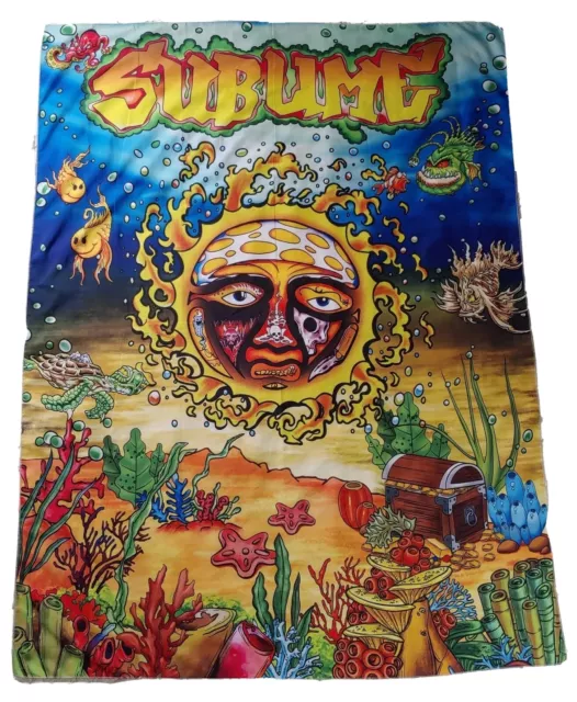 Sublime Poster 35x46 Inches Cloth Fabric Ocean Treasure Fish Beach Tropical Sublime Poster 35x46 Inches Cloth Fabric Ocean Treasure Fish Beach Tropical