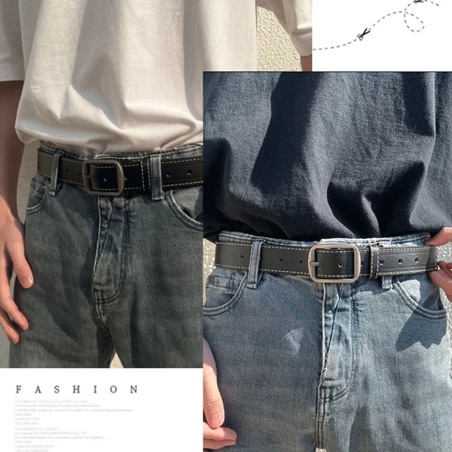 in vita sottile Cinturino con fibbia Cintura in pelle Cinture Abito Pantaloni
