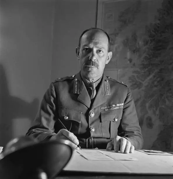 British Army officer Major General Giffard Le Quesne Martel Roy- 1941 Old Photo