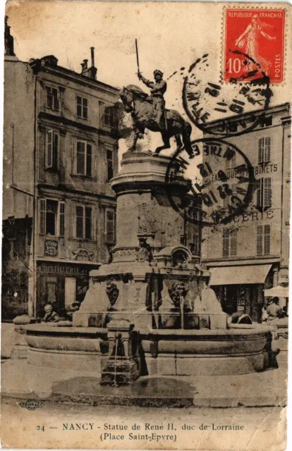 CPA Nancy-Statue of René II Duke of Lorraine-Place Saint Epvre (188167)