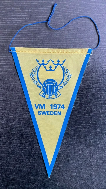 Fanion Vintage Du Club De Football Malmö FF - Suède - Banderin Pennant Wimpel