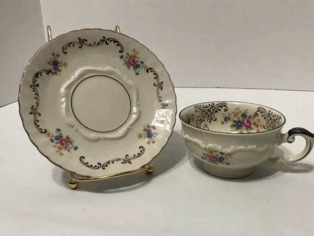 Mitterteich Tea Cup & Saucer Bavaria Floral Vintage