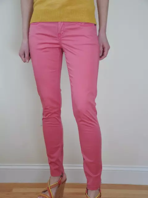 Burberry Brit Skinny Low-Rise Ladies Hydrangea Pink Jeans Pants