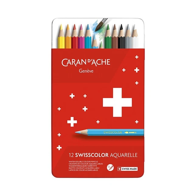 72 CRAYON DE Couleurs Professionnel, avec Boîte en Métal - Set de 72 Couleurs EUR 30,69 - FR