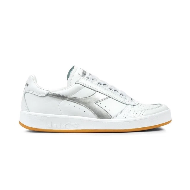 Diadora b on sale elite argento