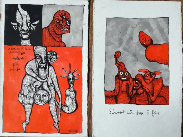Peinture Sur Toile Art Brut Outsider - Très Belle, 2012, Artiste Apa Hugo PNG, Style Brut/outsider
