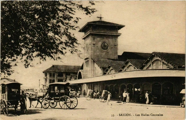 CPA AK SAIGON - Les Halles Centrales VIETNAM INDOCHINA (778976)