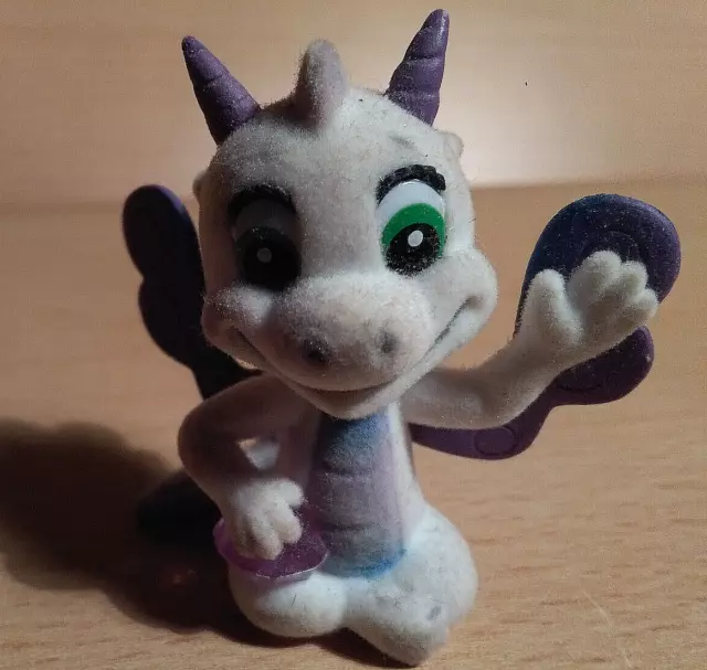 Drache SAFIRA Funkelstein lila   Amethyst