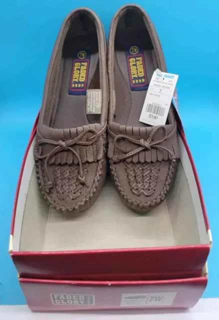 NWT FADED GLORY Shoes Women’s Shoes SIZE 7W JESSIE Style - Brown $19.85 ...
