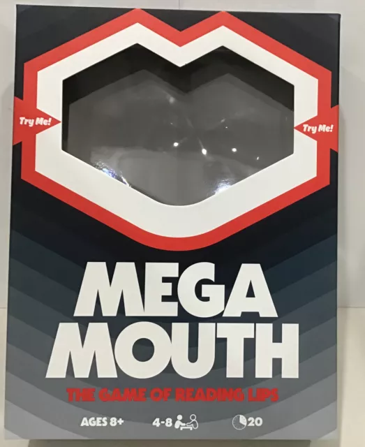 Mega Mouth The Game of Reading Lips - 4-8 Players - Brand New