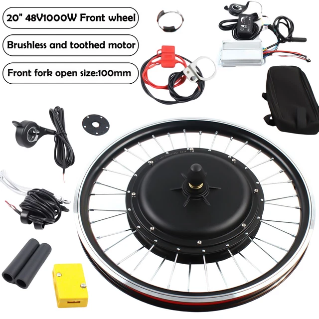 Kit Conversion électrique SENDERPICK 20'' – Roue Avant Moteur 1000W, 48V