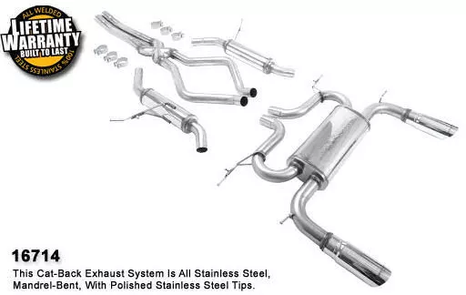 Ligne échappement 16714 Land Rover Range Rover 4.4 inox 2003 à 2005 Magnaflow