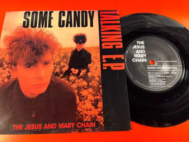 THE JESUS AND MARY CHAIN: SOME CANDY TALKING EP 1986 7 Vinyl ‎NEG 19 Free UKpost