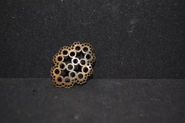 Halbfertigware Rohware Kopf einer Brosche im Art Déco Goldschmied Fassung Steine
