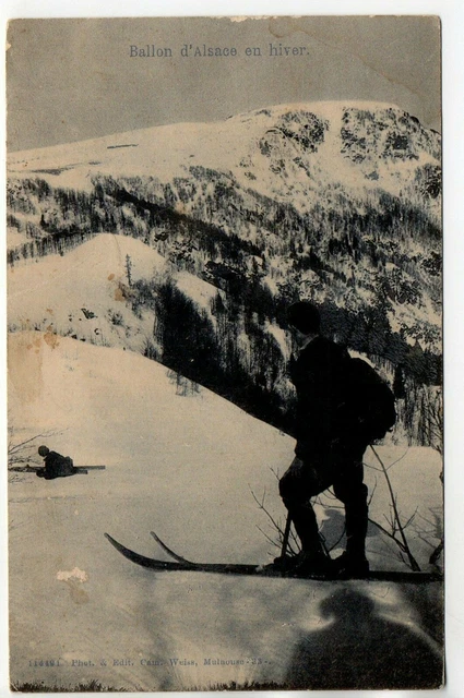 BALLON D' ALSACE - Vosges - CPA 88 - sports d' hiver - le SKI