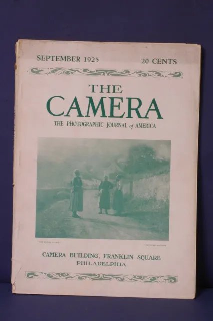 F66591~ LA CÁMARA - Revista fotográfica de América - Revista septiembre de 1925
