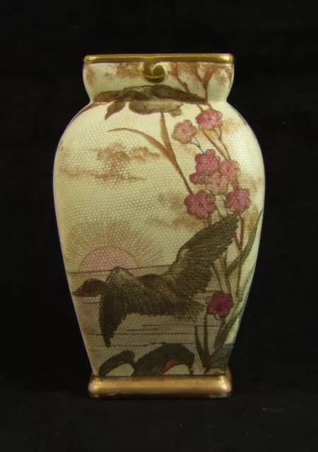 Vintage Doulton Burslem Slaters Hand Painted Vase - Made In England.