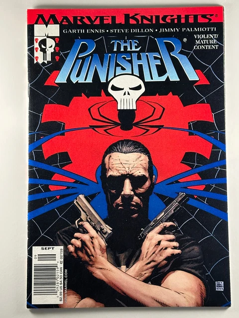 Punisher 2 Marvel Knights 2001 Ennis, Bradstree RARE MISPRINT #2 High Grade