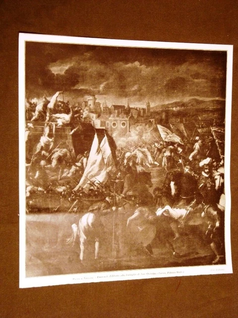 EMANUELE FILIBERTO DI Savoia alla Battaglia di San Quintino di Palma il