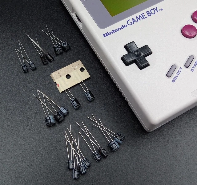 Kit restauration condensateurs - Nintendo Gameboy Classique DMG - Haute qualité