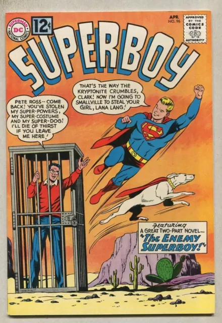 Superboy #96 VF- 1962 The Enemy Superboy     DC Comics SA