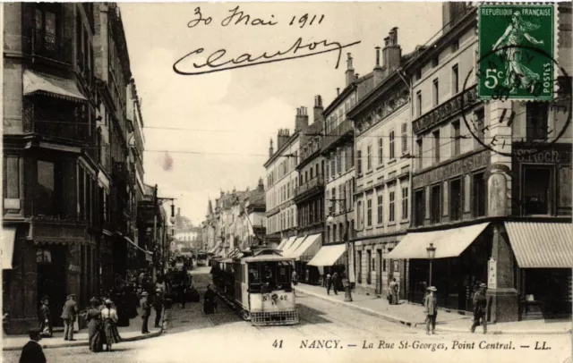 CPA NANCY - La Rue St-Georges - Central Point (484060)