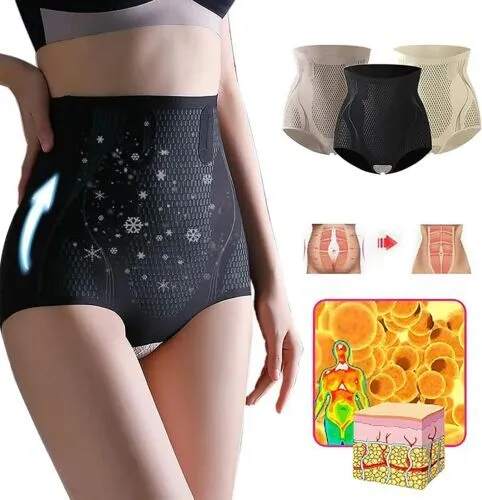 Fat Burning Tummy Control Shapewear Shorts Womens High Waist Far Infrared  Negative Oxygen Butt Lift Stretch Underwear Hk