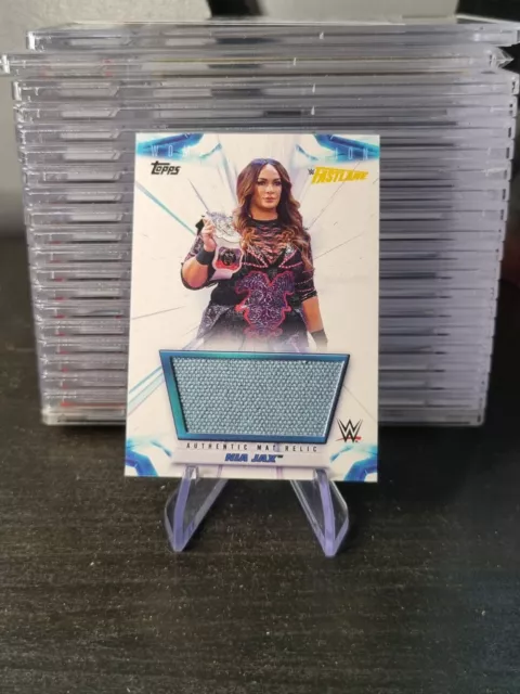 2021 Nia Jax/250 Event gebraucht Royal Rumble Matte Relikt Topps WWE Damen Division