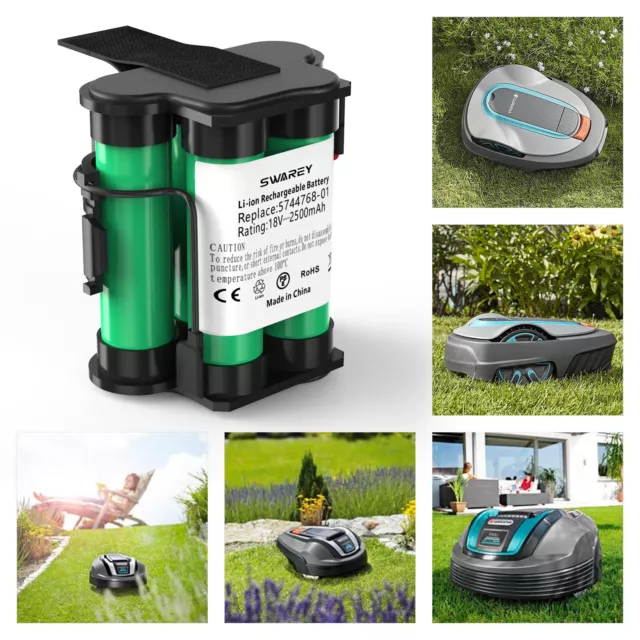 2500mAh 18V Li-ion Akku Für Gardena Husqvarna Automower 105 305 308 R45Li R70Li