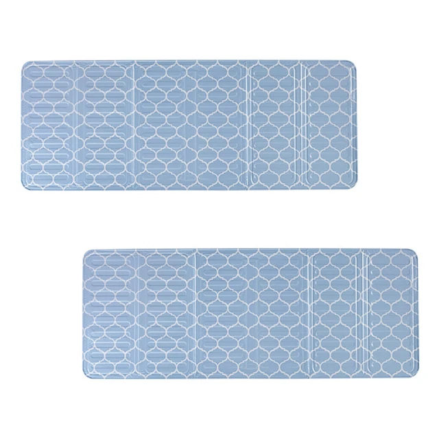 2 Pcs Foldable Oil Baffle Plate Aluminum Foil Stove Splatter Guard