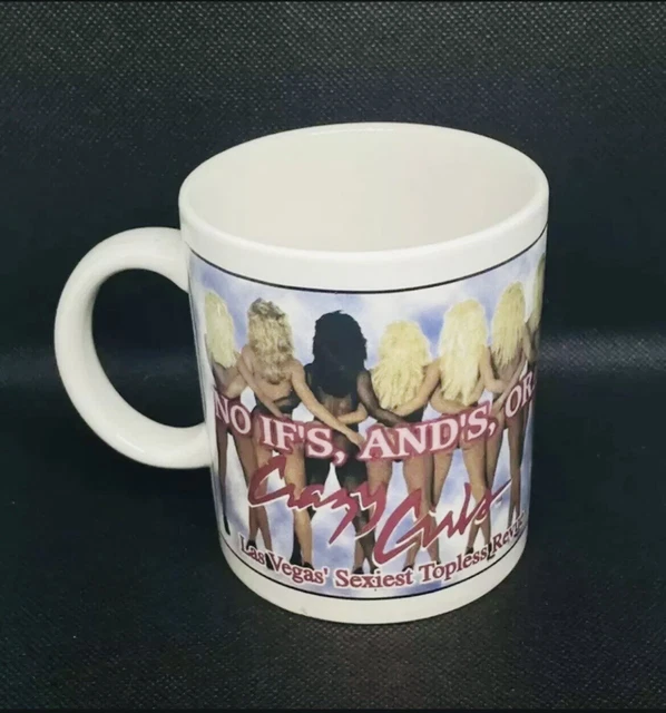 Vintage Riviera Hotel & Casino Las Vegas "Crazy Girls" Topless Show Coffee Mug