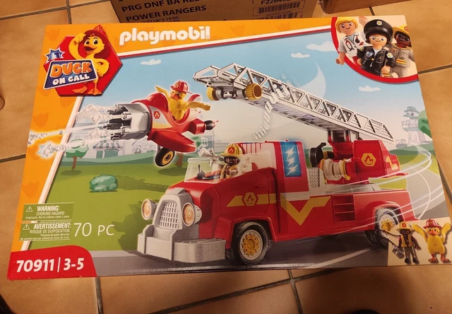 PLAYMOBIL DUCK ON CALL - CAMION DE POMPIER - 70911 EUR 40,00 - PicClick FR