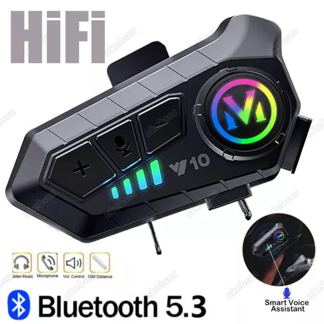 HiFi Bluetooth5.3 Motorcycle Helmet Headset Wireless Motorbike Headphone upgrade