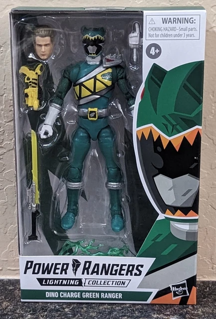 DINO CHARGE GREEN RANGER Mighty Morphin Power Rangers Lightning 6" Figure Hasbro