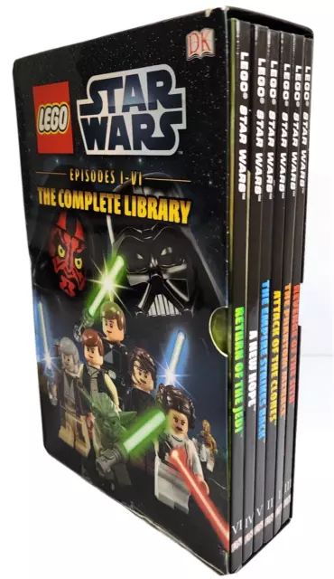 Lego Star Wars The Classic Collection Edition Box Set 1-6 Books Episodes I-VI