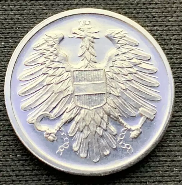 1973 Austria 2 Groschen Coin PROOF ( Mintage 149K )   #N113