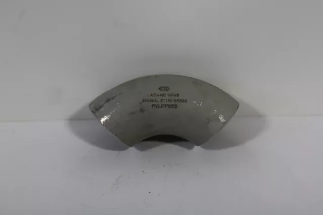 2" Schedule 10S A403 Wp304/304L Stainless Steel Butt Weld 90 Deg Elbow New