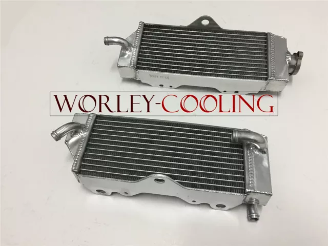 Aluminum radiator for YAMAHA WR400F WRF400 YZ400F YZF400 98 99 00 straight brack