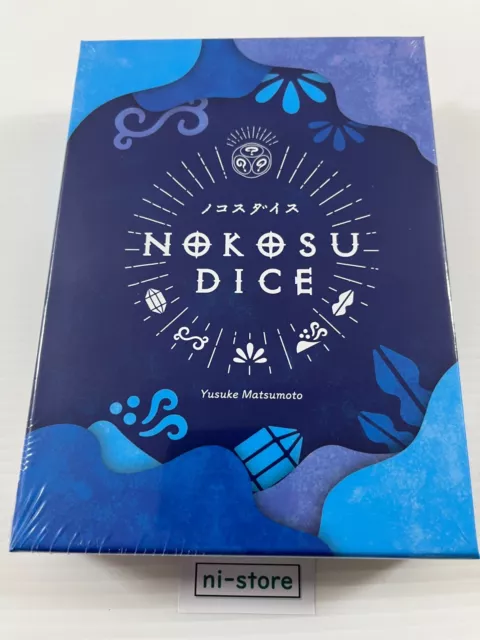 Nokosu Dice Engames Board Game Card From Japan Yusuke Matsumoto 2023ver. New