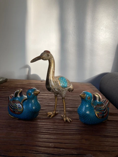 Ensemble de canards et sous-verres vintage Franz plaqué arge - 60