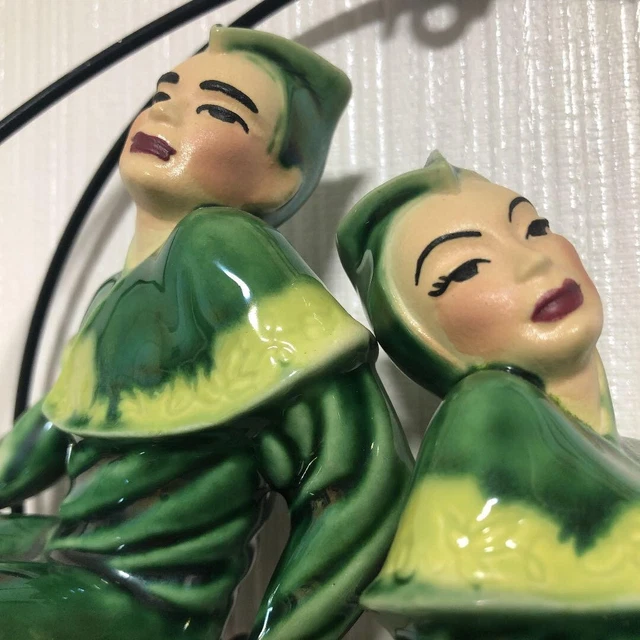 1950 Vintage CERAMIC ARTS STUDIO pair object Figurine Mid-century