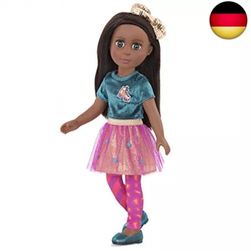 Glitter Girls Puppe Odessa – Bewegliche 36 cm Puppe mit Puppenkleidung, Zubehör