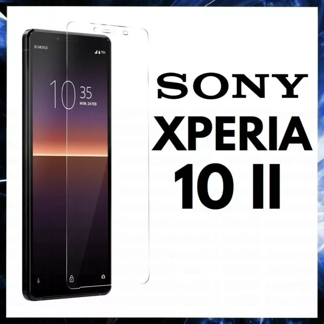 VERRE TREMPE Pour SONY XPERIA 10 II VITRE DE PROTECTION ECRAN FILM INTEGRAL 10II